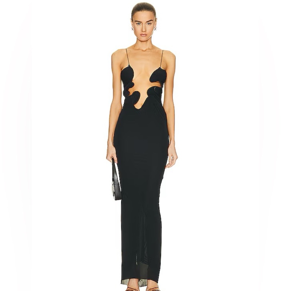 NEW Christopher Esber Moulded Black Dress Size US 2